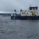Die Feedstation Leroy in Norwegen - Boot auf dem Meer, vieles ist mechanisiert.