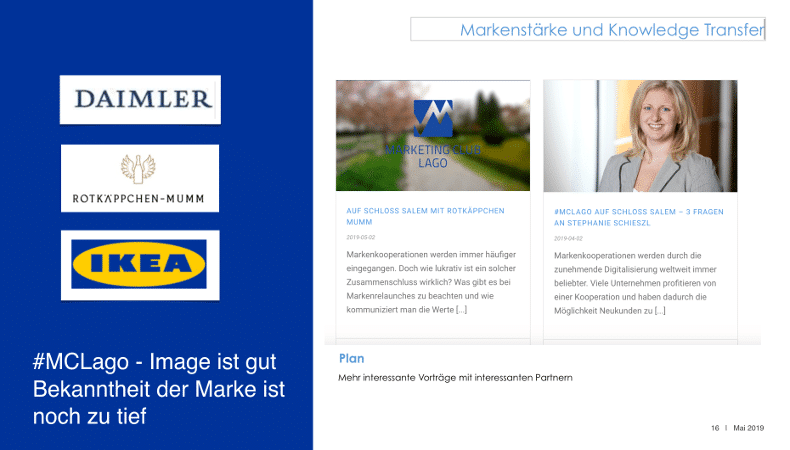 MCLago Markenstärke erhöhen - so geht es