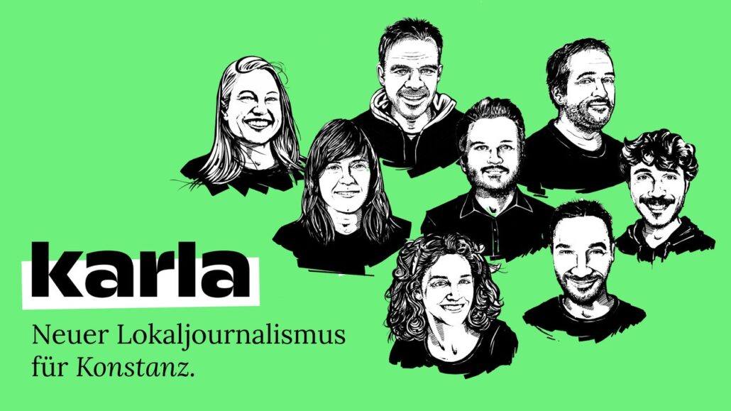 : karla – Crowdfunding-Kampagne planen oder: Wie funktioniert gemeinnütziger Lokaljournalismus? 2023. Karla-Lokaljournalismus-Konstanz-Crowdfunding-Kampagne-Planen-und-Durchfuehren