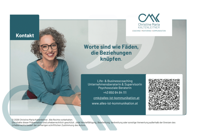 Kontakdaten Christine Maria Kaltenleitner